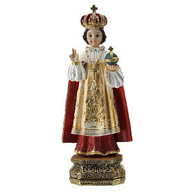 Infant Jesus of Prague statue in resin 20 cm