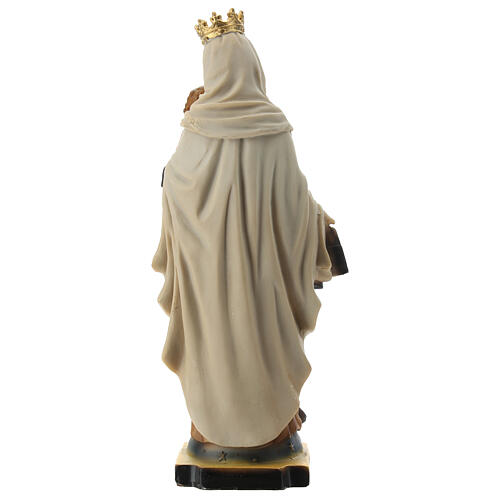 Statue of Our Lady of Mount Carmine resin 20 cm 4