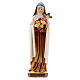 St. Therese with MULTILINGUAL PRAYER 12 cm pvc s1