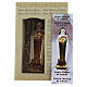 St. Therese with MULTILINGUAL PRAYER 12 cm pvc s3