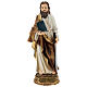 Statue of Saint Paul with brown hair, resin 21 cm s1
