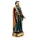 Saint Peter statue with key and scroll, resin 12 cm s3