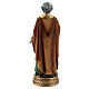 Saint Peter statue with key and scroll, resin 12 cm s4