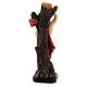 San Sebastiano albero statua resina 12 cm s4