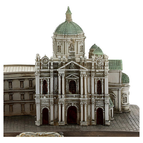 Notre-Dame du Rosaire de Pompéi réplique 15x20x15 cm résine 6