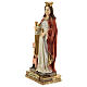 St Barbara statue with tower, in resin 15 cm s2