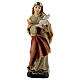 Santa Cecilia organo statua resina 15 cm s1