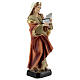 St Cecilia statue with organ, resin 15 cm s3
