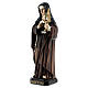 Sainte Claire avec ostensoir statue résine 12 cm s2