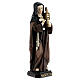 Sainte Claire avec ostensoir statue résine 12 cm s3