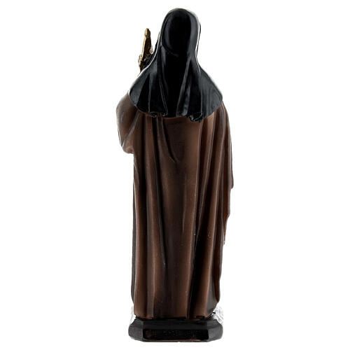 St. Clare of Assisi statue with monstrance, resin 12 cm 4