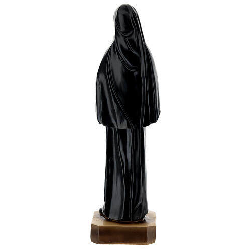 Statue Sainte Rita crucifix résine 30 cm 5