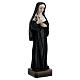 Sainte Rita de Cascia crucifix statue résine 12 cm s2