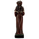 Santa Rosalía cruz calavera Evangelio estatua resina 21 cm s5