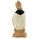 St Augustine Hippo Bust, 32 cm with mitre golden resin s6