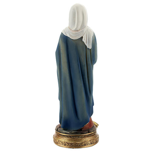 Statue aus Harz Heilige Anna mit Maria als Kind, 13 cm 4
