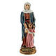 St Anne statue with Mary, resin 13 cm s1