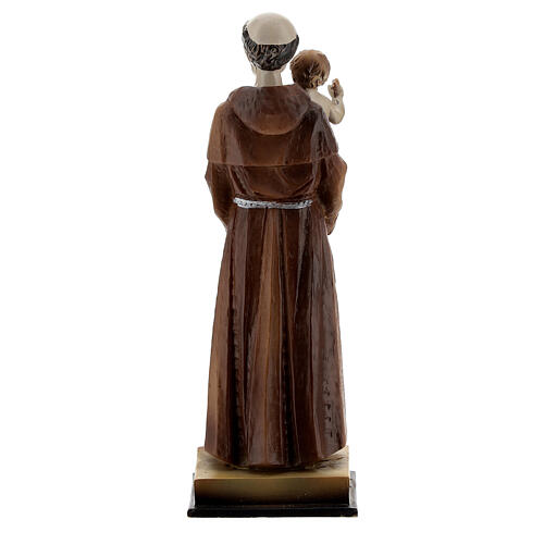 Święty Antoni i Dzieciątko figura żywica 12 cm 3