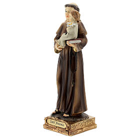 Statue aus Harz Antonius von Padua, 15 cm