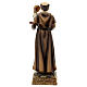 St. Anthony of Padua with golden base resin statue 14.5 cm s4