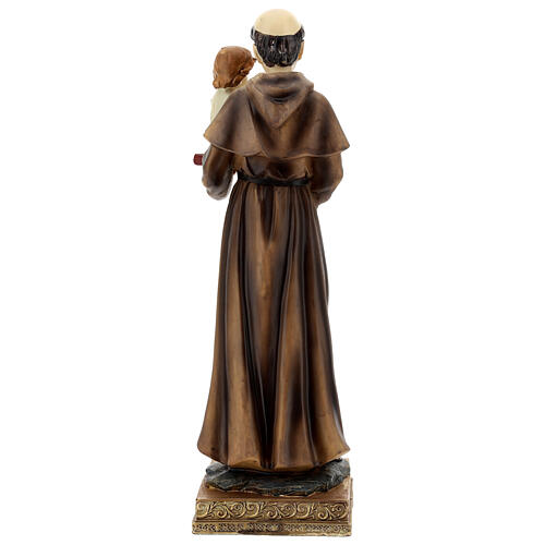 Saint Anthony of Padue with the Child resin statue 32 cm 5