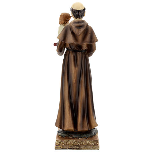 Saint Anthony of Padue with the Child resin statue 32 cm 6