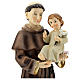 Figura Święty Antoni z Padwy z Dzieciątkiem żywica 32 cm s2