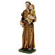 St Anthony statue with Child yellow dress, 30 cm resin s3
