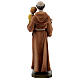 Statue St. Anthony book in hand resin 20 cm s5