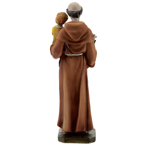 Figura Święty Antoni książka w ręce żywica 20 cm 5