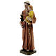 St Anthony statue with book, 20 cm resin s3