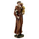 Statuette of St. Anthony with Baby resin yellow clothes 12 cm s2