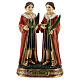 St Cosmas and Damian statue, 12 cm resin s1