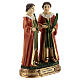 St Cosmas and Damian statue, 12 cm resin s3