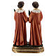 St Cosmas and Damian statue, 12 cm resin s4