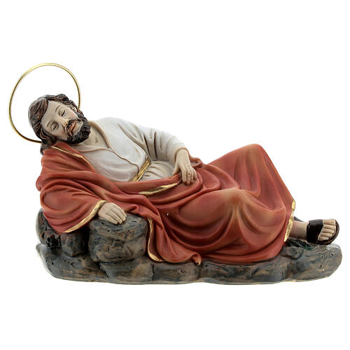 Zestaw Święty Józef śpiący anioł żywica 15 cm 3
