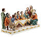 The Last Supper statue with white base in resin, 10x20x5 cm s4
