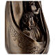 Büste aus Harz Maria und Jesuskind Bronze-Effekt, 25x15 cm s4