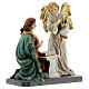 Anunciação Maria e Arcanjo Gabriel imagem resina 16 cm s4