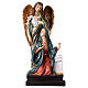 Annunciation of Mary 20.5 cm statue in painted resin s1