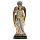 Archange Gabriel parchemin Ave Maria statue résine 15 cm s1