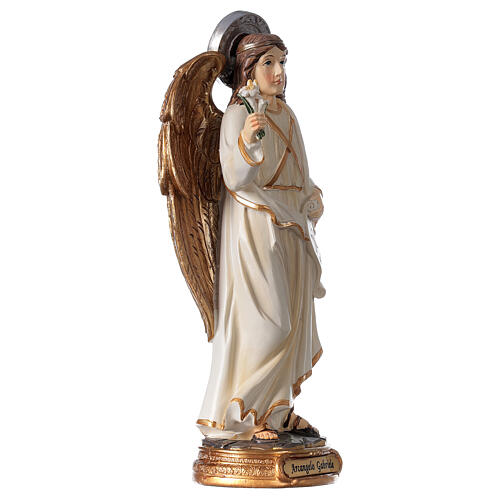 Statue ange écrue effet vieilli H52 GABRIEL