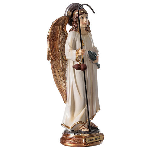 Archangel Raphael 20 cm statue in painted resin 3