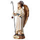 Statua Arcangelo Raffaele bianco oro resina 20 cm s2