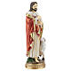 Estatua Buen Pastor Jesús ovejas h 20 cm s3