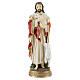 Jesus the Good Shepherd statue with sheep h 20 cm s1