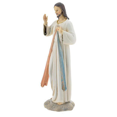 Statue aus Harz Gnadenbild vom Barmherzigen Jesus, 20,5 cm 2