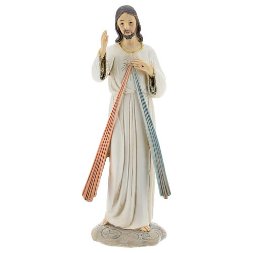 Divine Miséricorde statue Jésus résine 20,5 cm 1