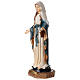 Immaculate virgin with gold details 31 cm statue in painted resin s2