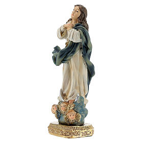 Madonna Immacolata Murillo statua resina 11 cm